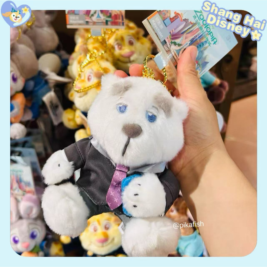 Disney(ディズニー)の【☆正規品】コズロフ ズートピア 可愛い ぬいぐるみキーチェーン 上海ディズニー エンタメ/ホビーのおもちゃ/ぬいぐるみ(キャラクターグッズ)の商品写真