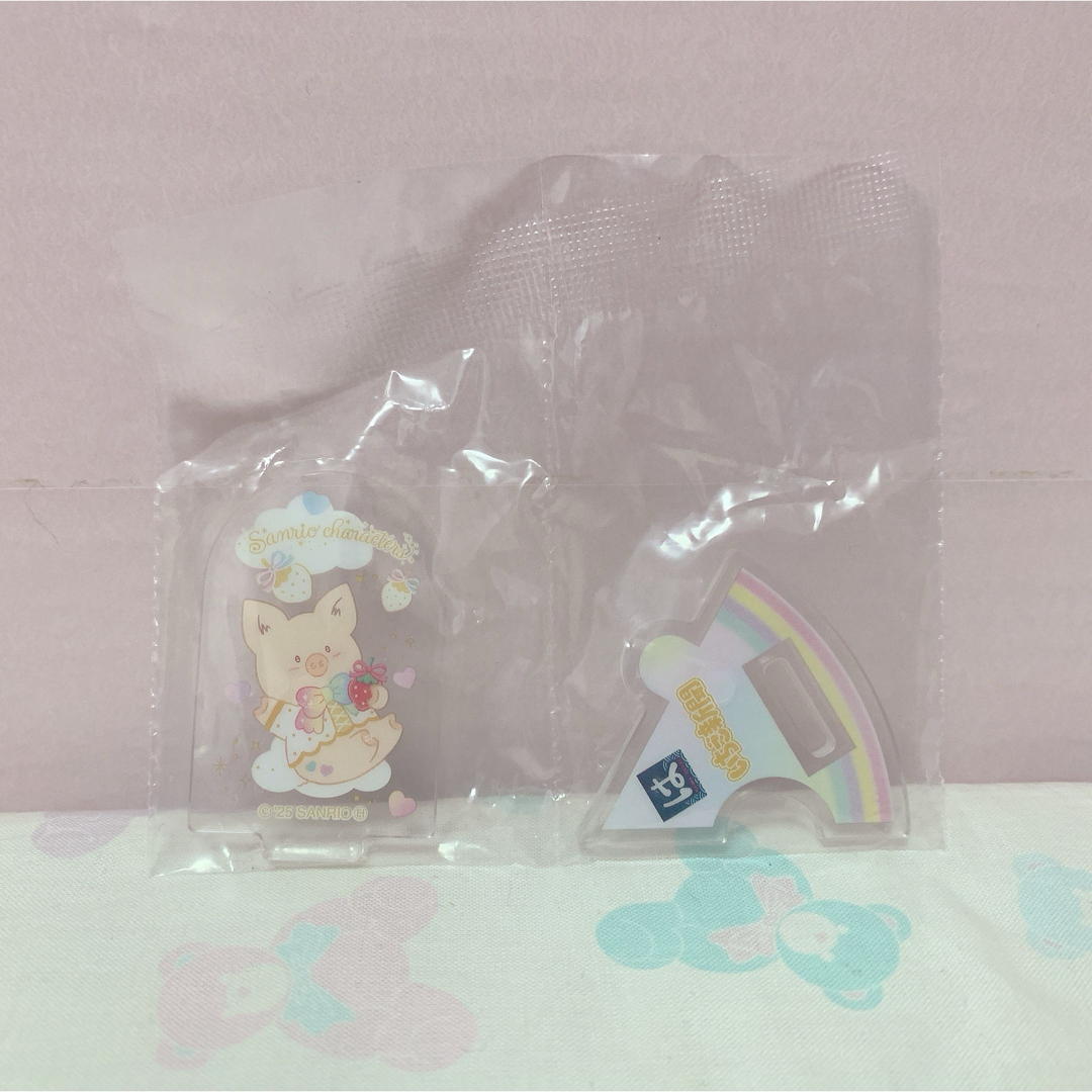 サンリオ(サンリオ)の⌇はま寿司×サンリオキャラクターズ⌇アクリルスタンド ザシキブタ はまっこセット エンタメ/ホビーのおもちゃ/ぬいぐるみ(キャラクターグッズ)の商品写真