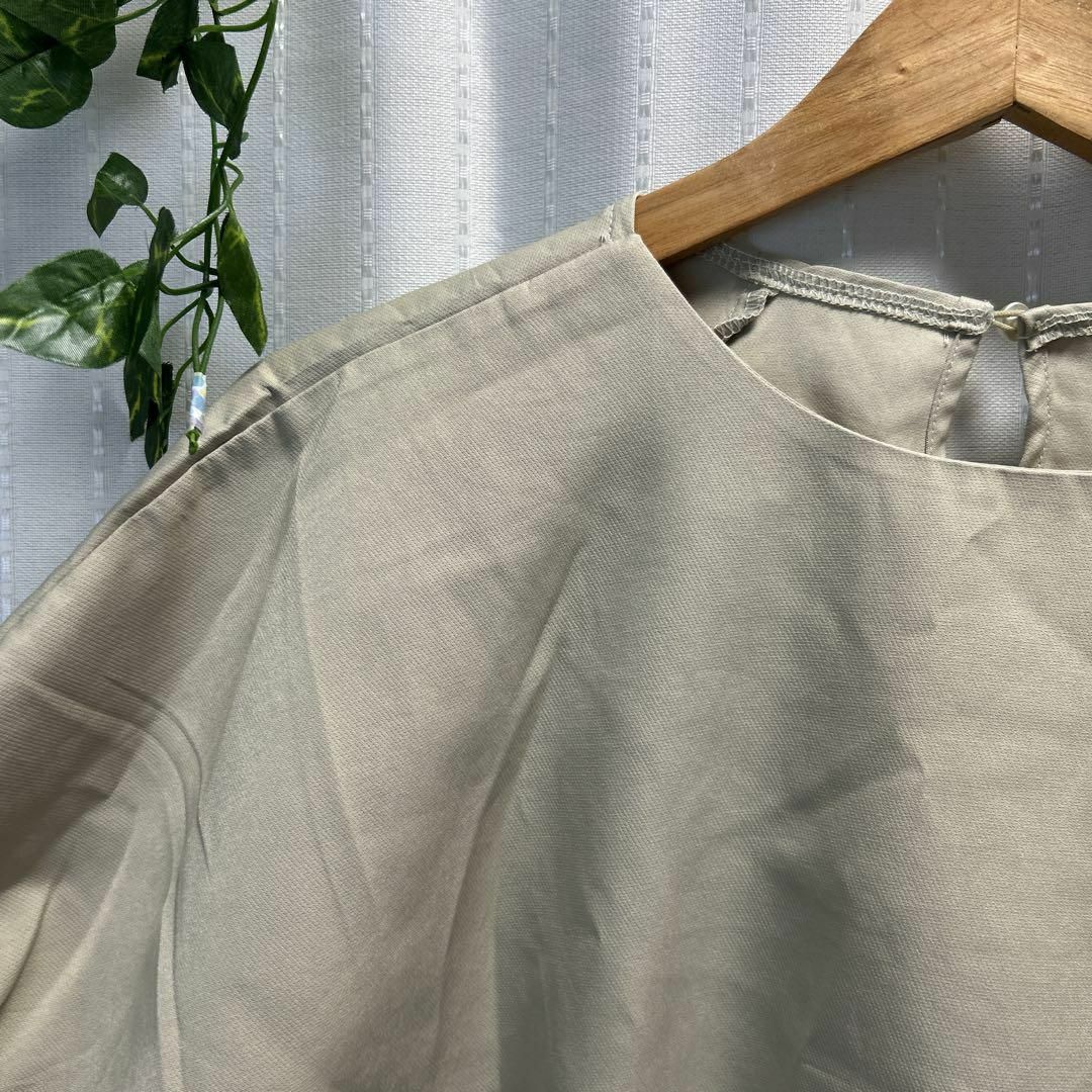 【Aqua Garage アクアガレージ】 5分袖 トップス 薄緑 レディースのトップス(シャツ/ブラウス(長袖/七分))の商品写真