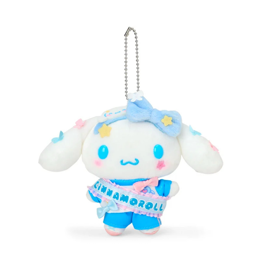 シナモロール マスコットホルダー(#サンリオ学園きらめき祭) サンリオ 新品 エンタメ/ホビーのおもちゃ/ぬいぐるみ(ぬいぐるみ)の商品写真