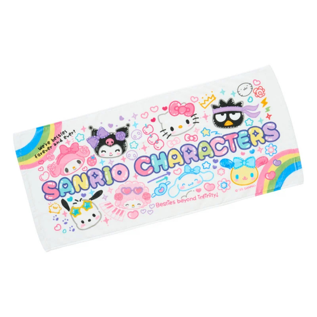 サンリオキャラクターズ フェイスタオル(#サンリオ学園きらめき祭) 新品 エンタメ/ホビーのおもちゃ/ぬいぐるみ(キャラクターグッズ)の商品写真