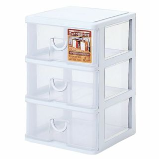 【人気商品】サンコープラスチック(SankoPlastic) 小物収納3段 エル(ケース/ボックス)