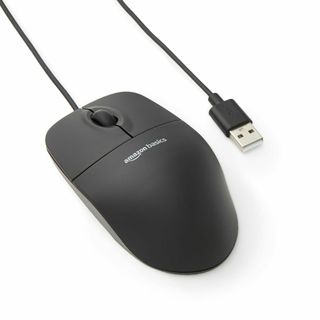 【在庫セール】ベーシック マウス USB有線 ブラック(PC周辺機器)