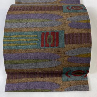 袋帯 美品 逸品 全通 正絹 【中古】(帯)