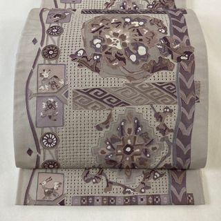 袋帯 美品 逸品 全通 正絹 【中古】(帯)