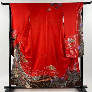 振袖 身丈157cm 裄丈65.5cm 正絹 秀品 【中古】(着物)