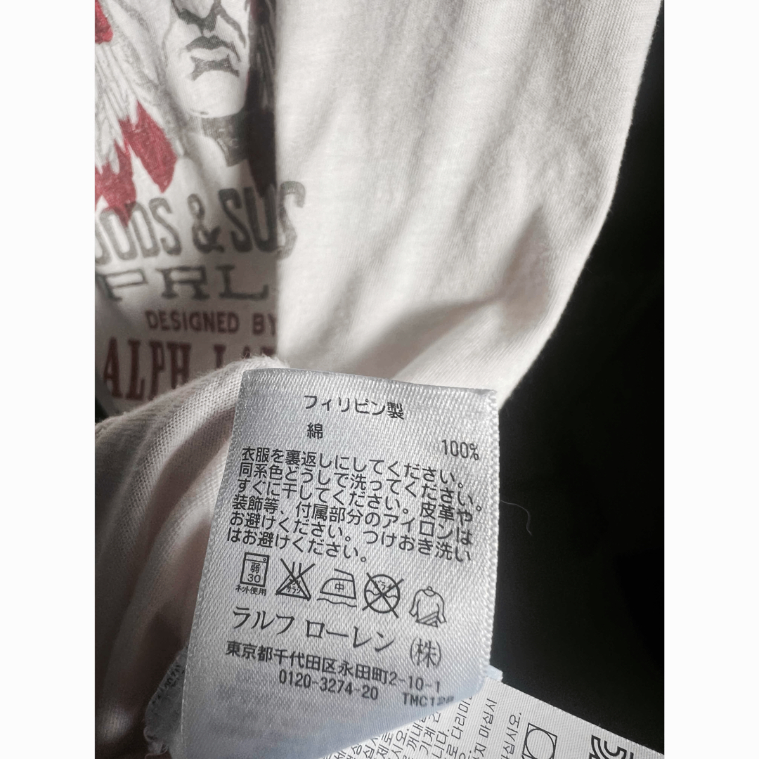 POLO RALPH LAUREN(ポロラルフローレン)のポロラルフローレン インディアン 染み込みプリント Tシャツ S 白　1967 メンズのトップス(Tシャツ/カットソー(半袖/袖なし))の商品写真