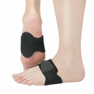 【新着商品】土踏まず 足用アーチサポーター マジックテープ 調整可能 足裏サポー(その他)