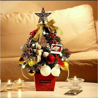 クリスマスツリー 卓上 ミニ 人気 電飾つき 装飾LEDライト