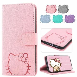 Redmi 12 5G ケース 手帳型 大きな花の顔の猫のパターン XIG03 (その他)