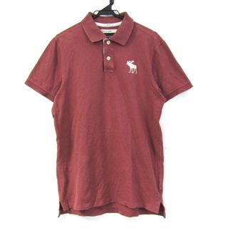 アバクロンビー&フィッチ ポロシャツ トップス 半袖 ストレッチ ゴルフウエア メンズ Lサイズ レンガ Abercrombie & Fitch(ポロシャツ)