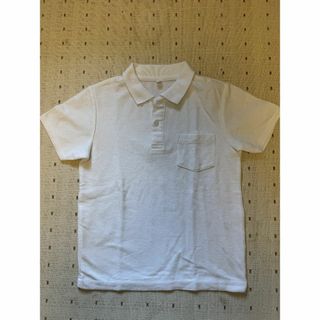  【使用済み品】半袖ポロシャツ 白 130(Tシャツ/カットソー)
