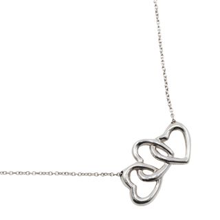 ティファニー(Tiffany & Co.)の【TIFFANY&Co.】ティファニー トリプルハート シルバー925 約3.6g レディース ネックレス(ネックレス)