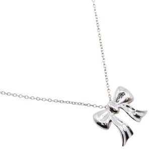 ティファニー(Tiffany & Co.)の【TIFFANY&Co.】ティファニー リボン シルバー925 約2.8g レディース ネックレス(ネックレス)