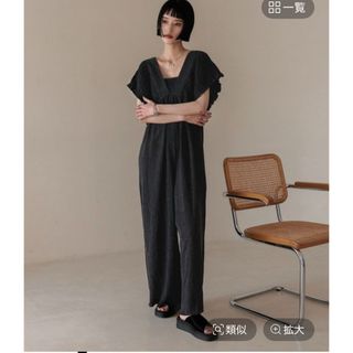 ローリーズファーム(LOWRYS FARM)の新品未使用◯ローリーズファーム　ヨウリュウシャーリングサロペット(サロペット/オーバーオール)