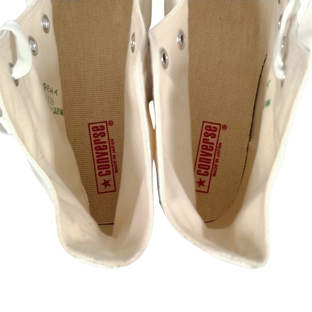 CONVERSE(コンバース)のCONVERSE コンバース CANVAS AS J HI キャンバス オールスター ハイ 日本製 スニーカー ホワイト サイズUS11.5＝30cm 正規品 / 50771 メンズの靴/シューズ(スニーカー)の商品写真