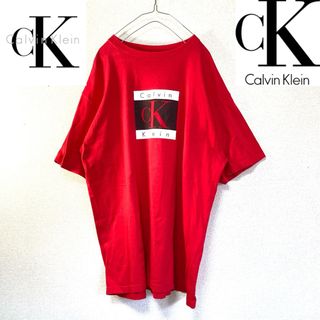 カルバンクライン(Calvin Klein)のカルバンクライン tシャツ Tシャツ ロゴプリント XL USA製 ビンテージ(Tシャツ/カットソー(半袖/袖なし))