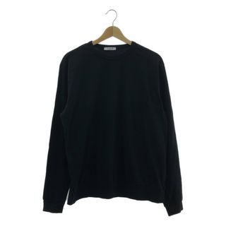 ANTICIPO / アンティーチポ | NEBBIOLO LUNGO ネッビオーロ スムース コットン カットソー | 50 | ブラック | メンズ(Tシャツ/カットソー(七分/長袖))