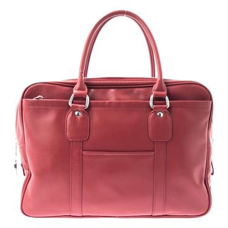 コムデギャルソン(COMME des GARCONS)の【美品】  COMME des GARCONS / コムデギャルソン | Double zip School Design Hand Bag ハンドバッグ | レッド | レディース(ハンドバッグ)