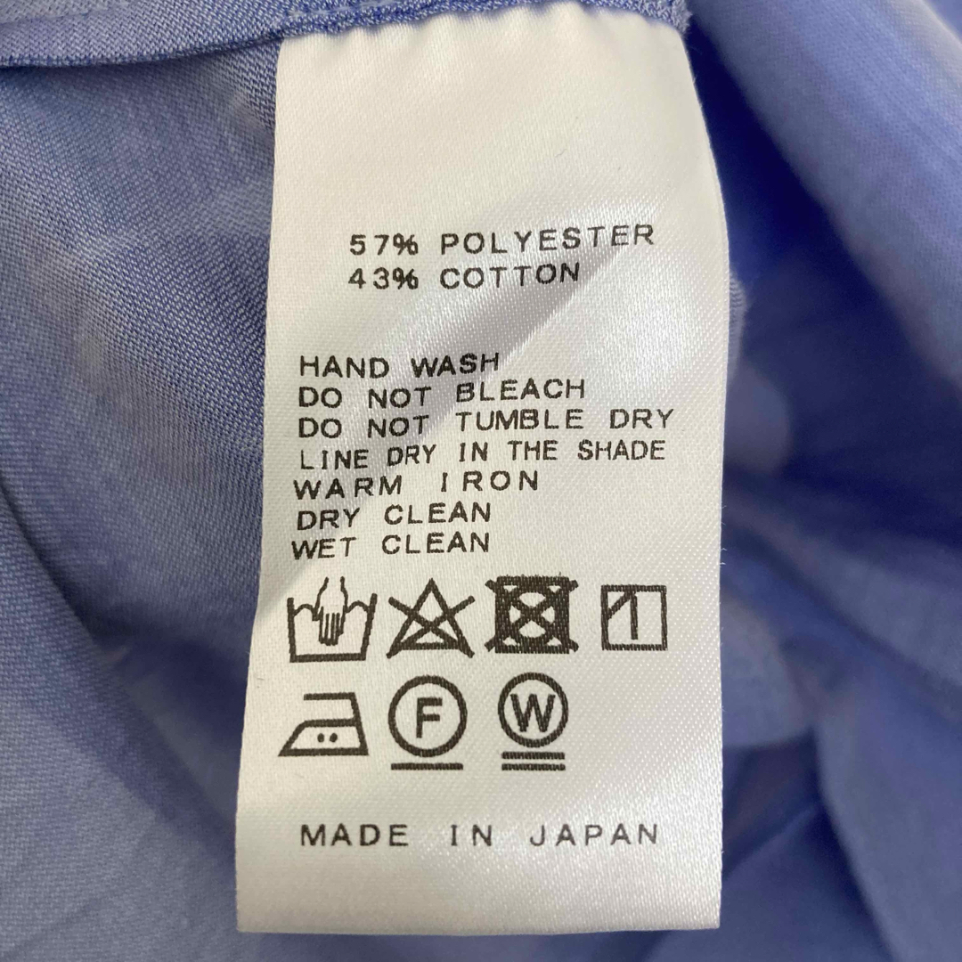IENA(イエナ)のイエナ　ノースリーブ　ブルー　トップス　シャツ　ブラウス　カットソー　コットン　 レディースのトップス(カットソー(半袖/袖なし))の商品写真