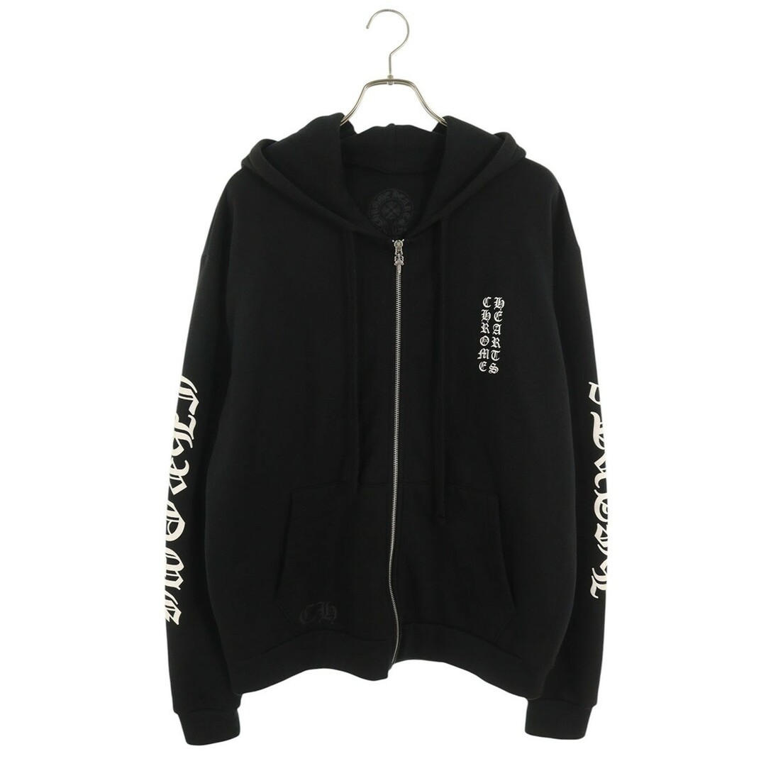 Chrome Hearts - クロムハーツ SWTSHRT HD ZIP 袖ロゴプリント Chrome Hearts - クロムハーツ SWTSHRT HD ZIP 袖ロゴプリント