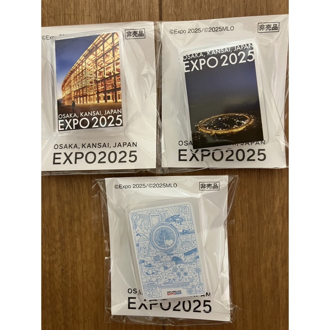 万博 ピンバッジ エンタメ/ホビーのコレクション(ノベルティグッズ)の商品写真