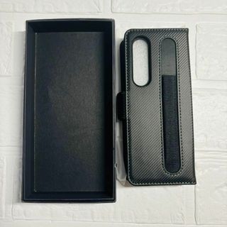 galaxy z fold3 5g 専用ケース sペン収納 手帳型スマホケース(Androidケース)
