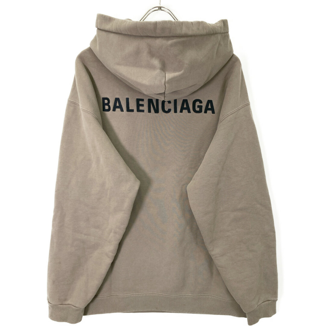 BALENCIAGA - バレンシアガ 600583 21年 ﾌﾞﾗｳﾝ ﾛｺﾞ ｵｰﾊﾞｰｻｲｽﾞ