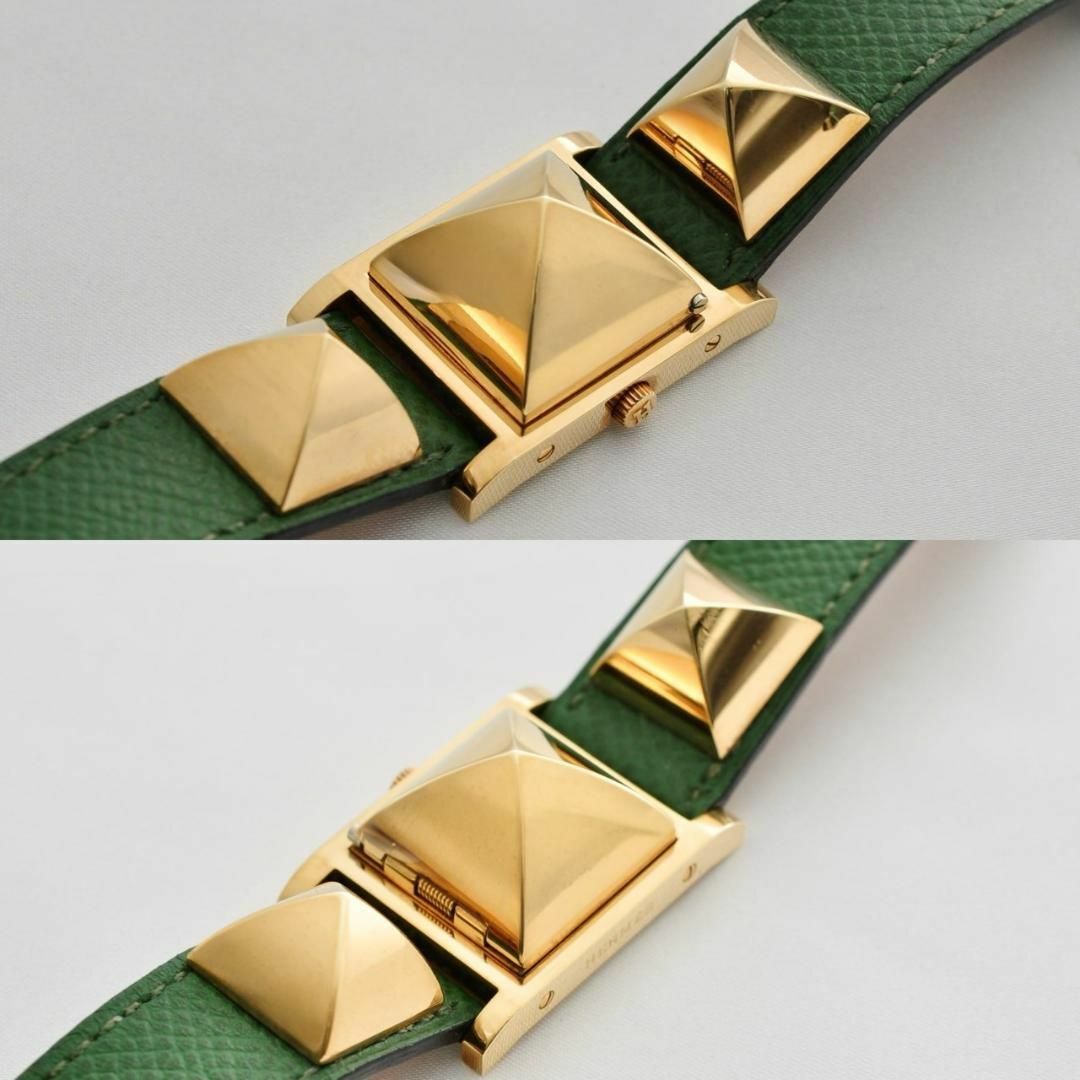 HERMES - HERMES 美品 メドール 腕時計 ゴールド クォーツ