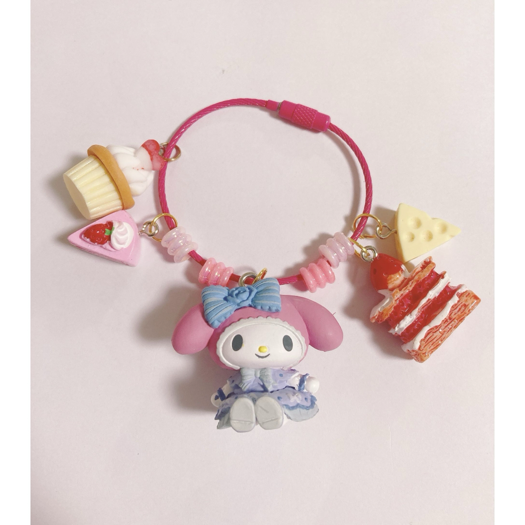 じゃらじゃらキーホルダー マイメロディー サンリオ エンタメ/ホビーのおもちゃ/ぬいぐるみ(キャラクターグッズ)の商品写真