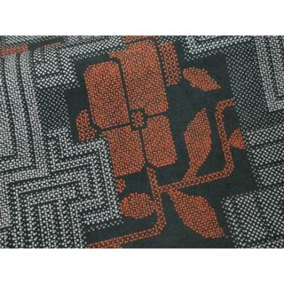 平和屋着物■本場大島紬　吉祥枝花文　正絹　逸品　未使用　CAAR4021ev(着物)
