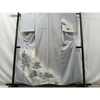 平和屋着物■訪問着　風景草木文　暈し染め　正絹　逸品　CAAR3436xe(着物)