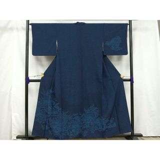 平和屋着物■訪問着　草花風景文　正絹　逸品　AAAU2058mf(着物)