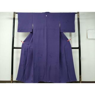平和屋着物■中国三大刺繍　スワトウ刺繍　総刺繍　訪問着　菱重ね吉祥地紋　紅桔梗色　正絹　逸品　CAAQ7982ev(着物)
