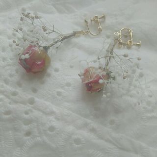 フラワー(flower)のrose earring*°(イヤリング)