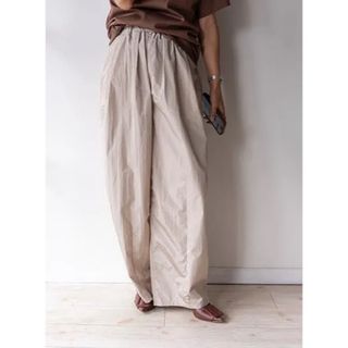 CEaRET '25SS Tuck Gather Curve Pants(カジュアルパンツ)