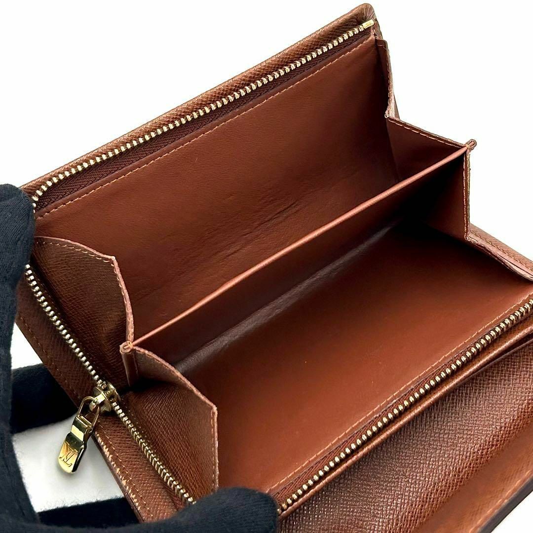 ルイヴィトン トレゾール 二つ折り財布 モノグラム ブラウン レディース 新型✨ ルイヴィトン モノグラム トレゾール レディース 2つ折り