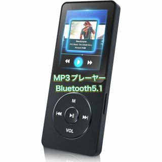 MP3プレーヤー Bluetooth5.1 ウォークマン 音楽プレイヤー(ポータブルプレーヤー)
