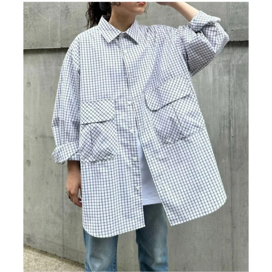 CIAOPANIC TYPY(チャオパニックティピー)のCIAOPANIC TYPY 24S/S ブロードチェックアウトポケットシャツ メンズのトップス(シャツ)の商品写真