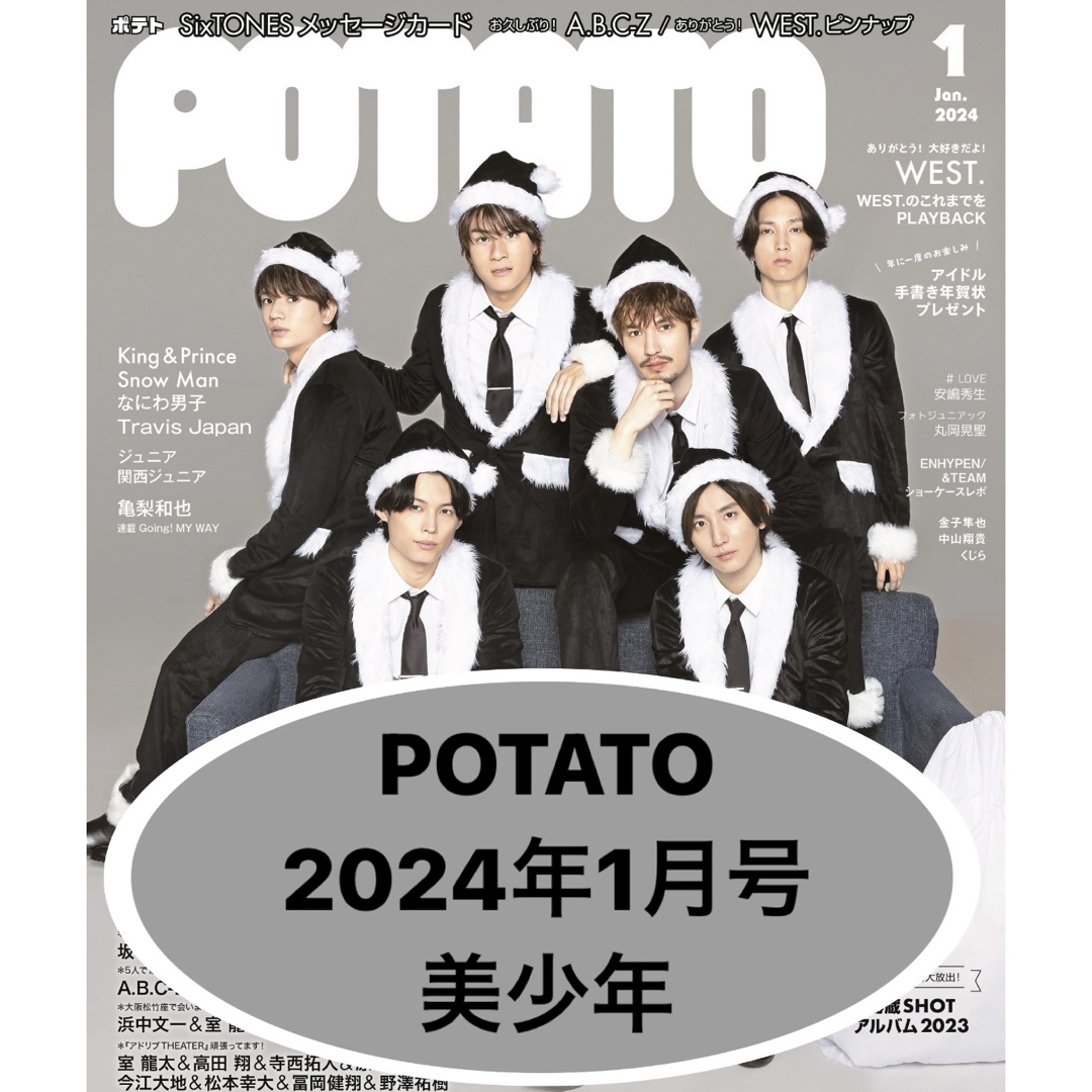 ジャニーズJr.(ジャニーズジュニア)のPOTATO WiNK UP 切り抜き 美少年 エンタメ/ホビーのタレントグッズ(アイドルグッズ)の商品写真