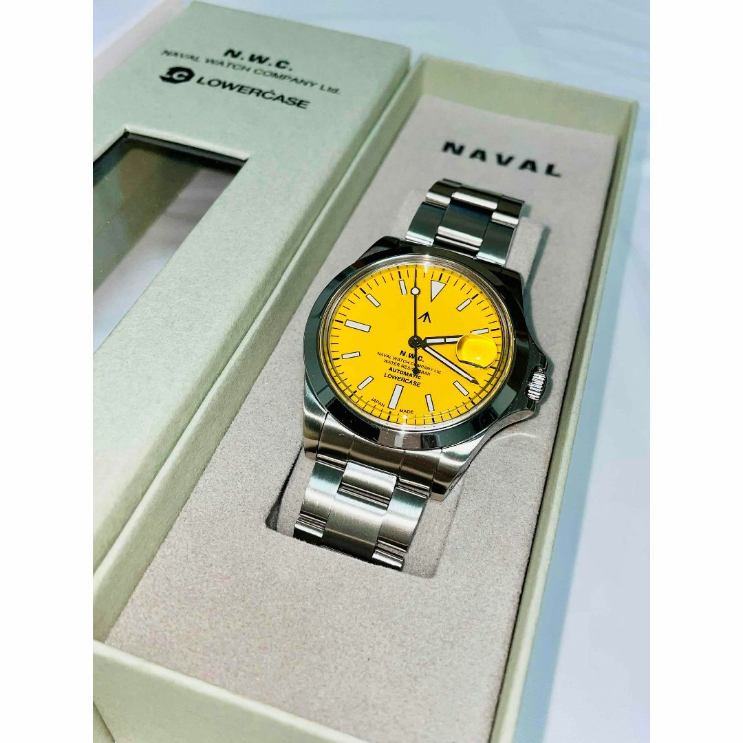 NAVAL - NAVAL 自巻き腕時計 メンズ FRXA015 文字盤イエロー (USED)