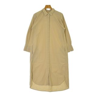 バビロン(BABYLONE)のBABYLONE バビロン シャツワンピース 38(M位) ベージュ 【古着】【中古】(その他)