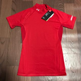 アンダーアーマー(UNDER ARMOUR)のアンダーアーマー YLG レッド アンダーシャツ Tシャツ BCM3731 野球(ウェア)