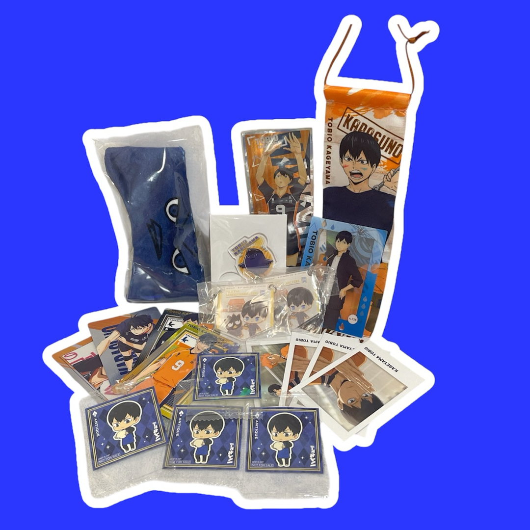 ハイキュー 影山飛雄 ペイントスーツ アイマスク アクスタ 等 エンタメ/ホビーのアニメグッズ(その他)の商品写真