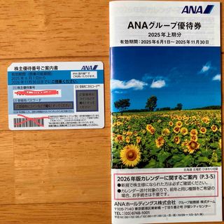 ANA 優待チケット　1枚　冊子付き(航空券)