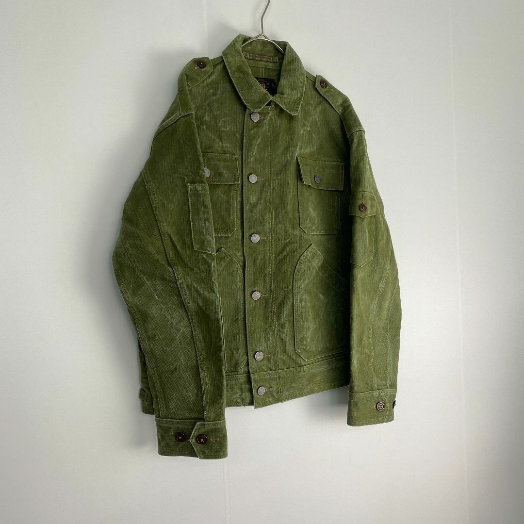 【超希少モデル/90s】ダブルアールエル　ミリタリー　ウールジャケット　XL RRL ダブルアールエル 90s USA製 第一期 三つ星タグ ショール