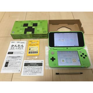 ニンテンドー2DS(ニンテンドー2DS)のレア✨画面美品Newニンテンドー2DS LLマインクラフトクリーパーエディション(携帯用ゲーム機本体)