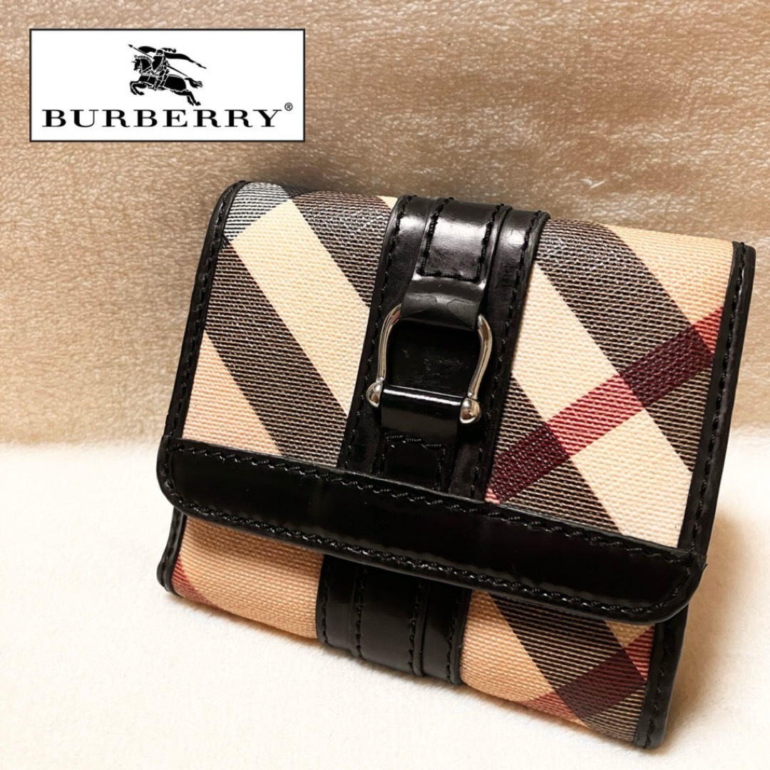 BURBERRY ノバチェック〔ギガ〕柄 三つ折り財布 BURBERRY ノバチェック〔ギガ〕柄 三つ折り財布