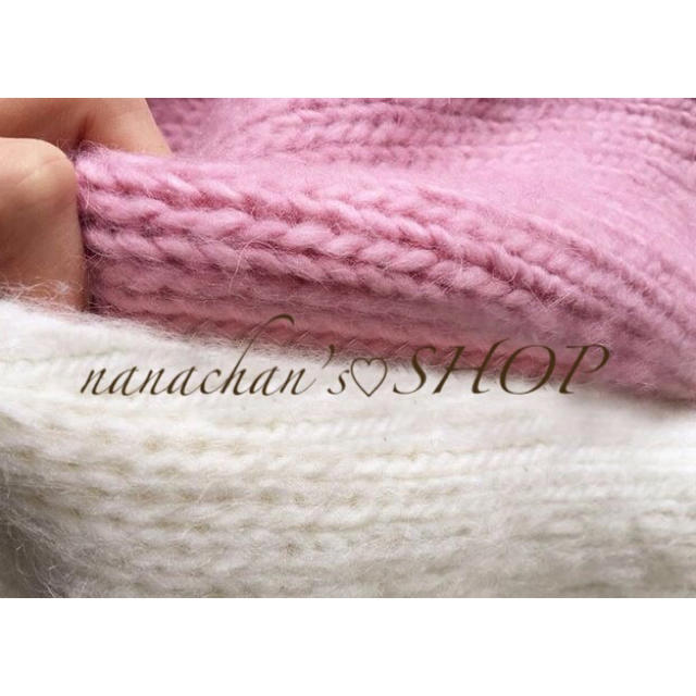 SNIDEL(スナイデル)のオフショルニット♡ピンク FRAY I.D MISCH MASCH SLY好きに レディースのトップス(ニット/セーター)の商品写真