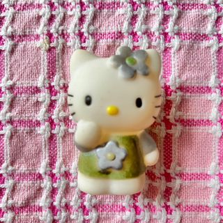 ハローキティ(ハローキティ)のレトロ☆レア☆ハローキティ　ソフビ　指人形(キャラクターグッズ)